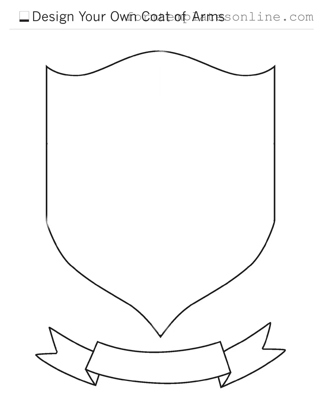 Coat Of Arms PDF Form