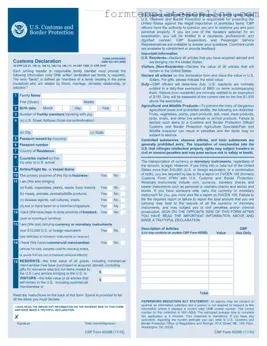 CBP 6059B PDF Form