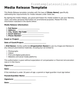 Attorney-Approved Media Release Template