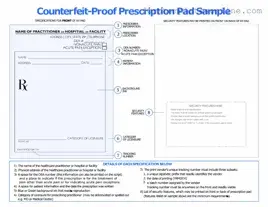 Prescription Pad PDF Form