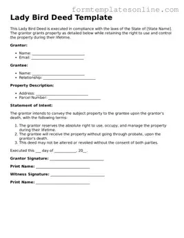 Attorney-Approved Lady Bird Deed Template