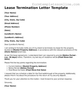 Attorney-Approved Lease Termination Letter Template