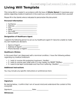 Attorney-Approved Living Will Template