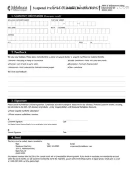 Melaleuca Cancellation PDF Form