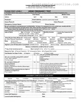 Planned Parenthood Proof PDF Form