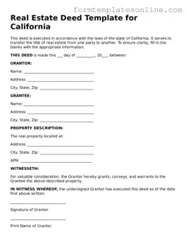 Attorney-Approved Deed Template