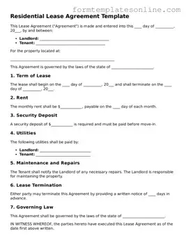 Attorney-Approved Lease Agreement Template