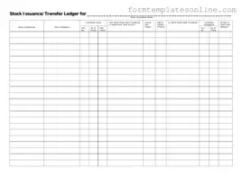Stock Transfer Ledger PDF Form